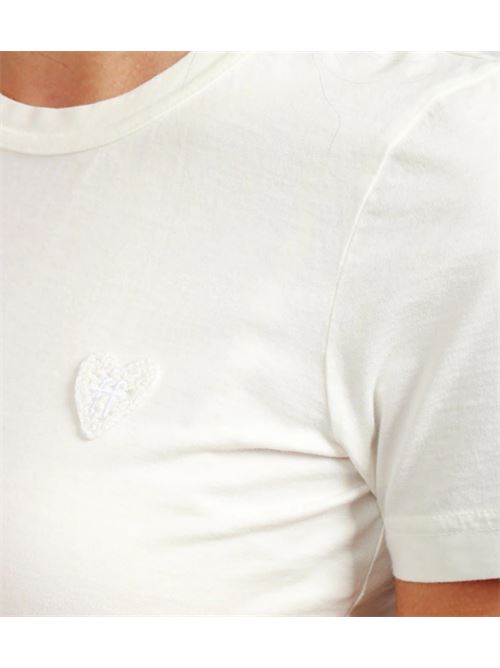T-SHIRT CON CUORE FORTE_FORTE | 9913-my t-shirtF47A.0005 bianco